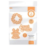 Load image into Gallery viewer, Tonic Studios Die Cutting Season&#39;s Greetings Festive Bell &amp; Wreath Die Set -5229e