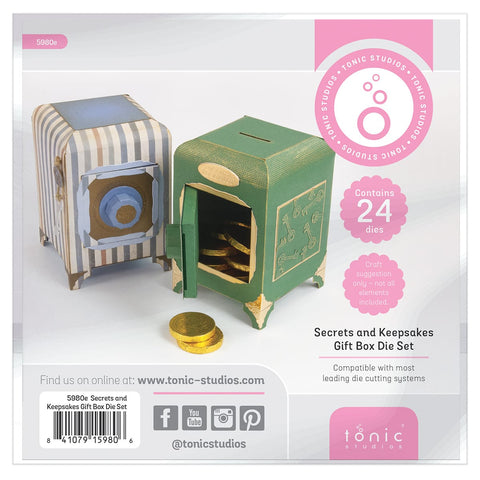 Tonic Studios Die Cutting Secrets and Keepsakes Deposit Box - Create & Make Die Set - CREATE24