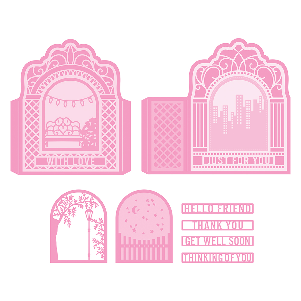 Tonic Studios Die Cutting Shadow Frame Creator Die Set - 4955E
