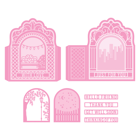 Tonic Studios Die Cutting Shadow Frame Creator Die Set - 4955E