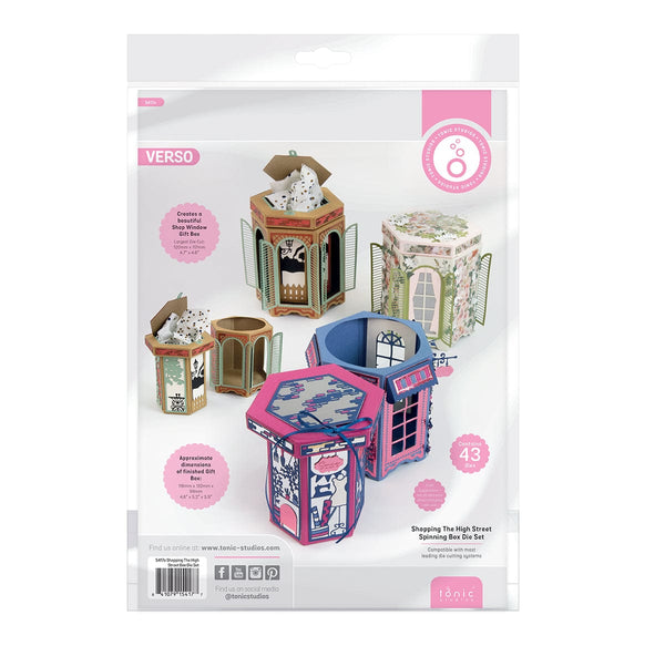 Tonic Studios Die Cutting Shopping the High Street Spinning Box - BF23-01
