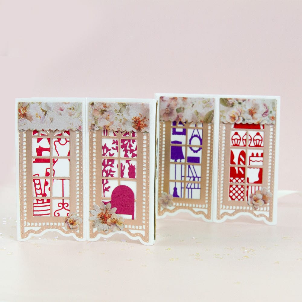 Tonic Studios Die Cutting Shopping the High Street Spinning Box Die Set - BF23-01