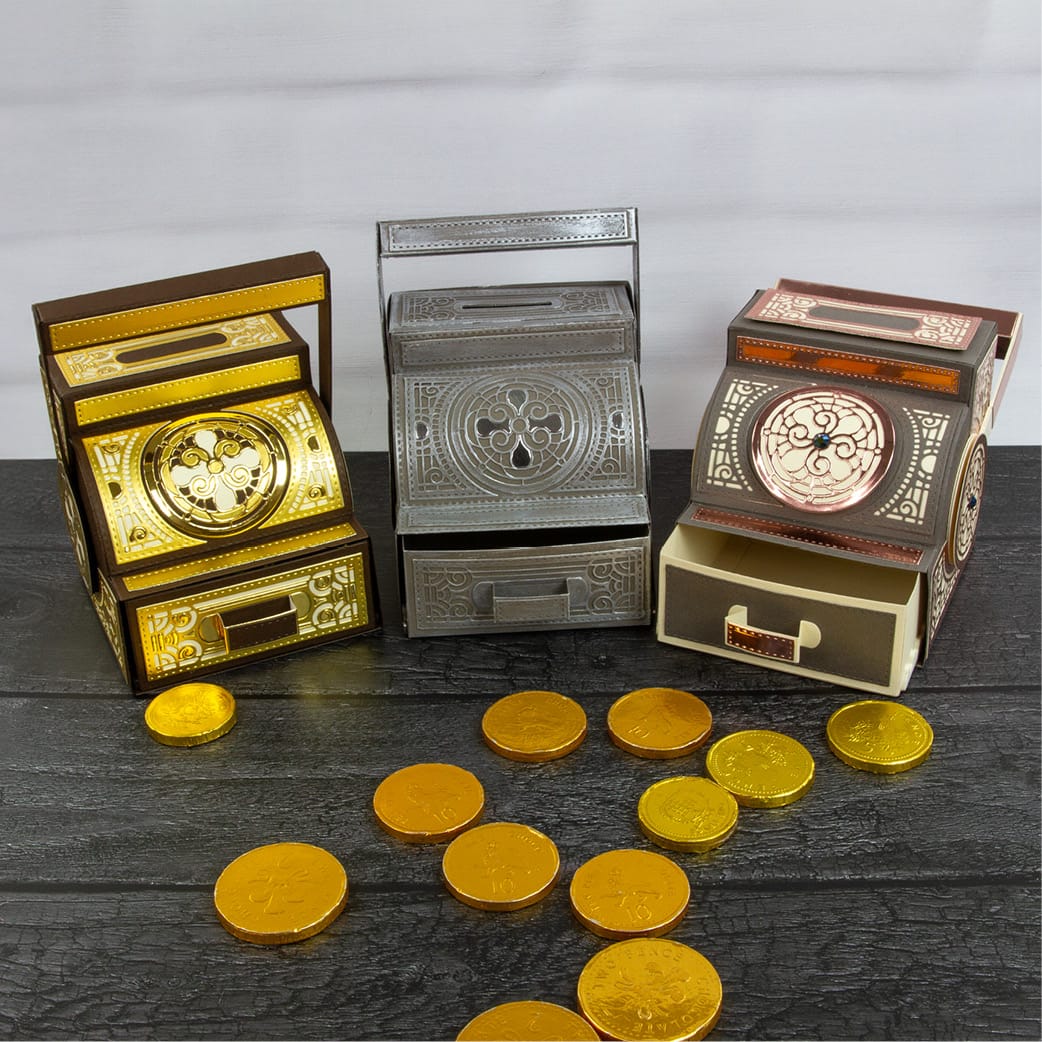 Tonic Studios Die Cutting Showcase - Retro Cash Register & Radio - VAULT28