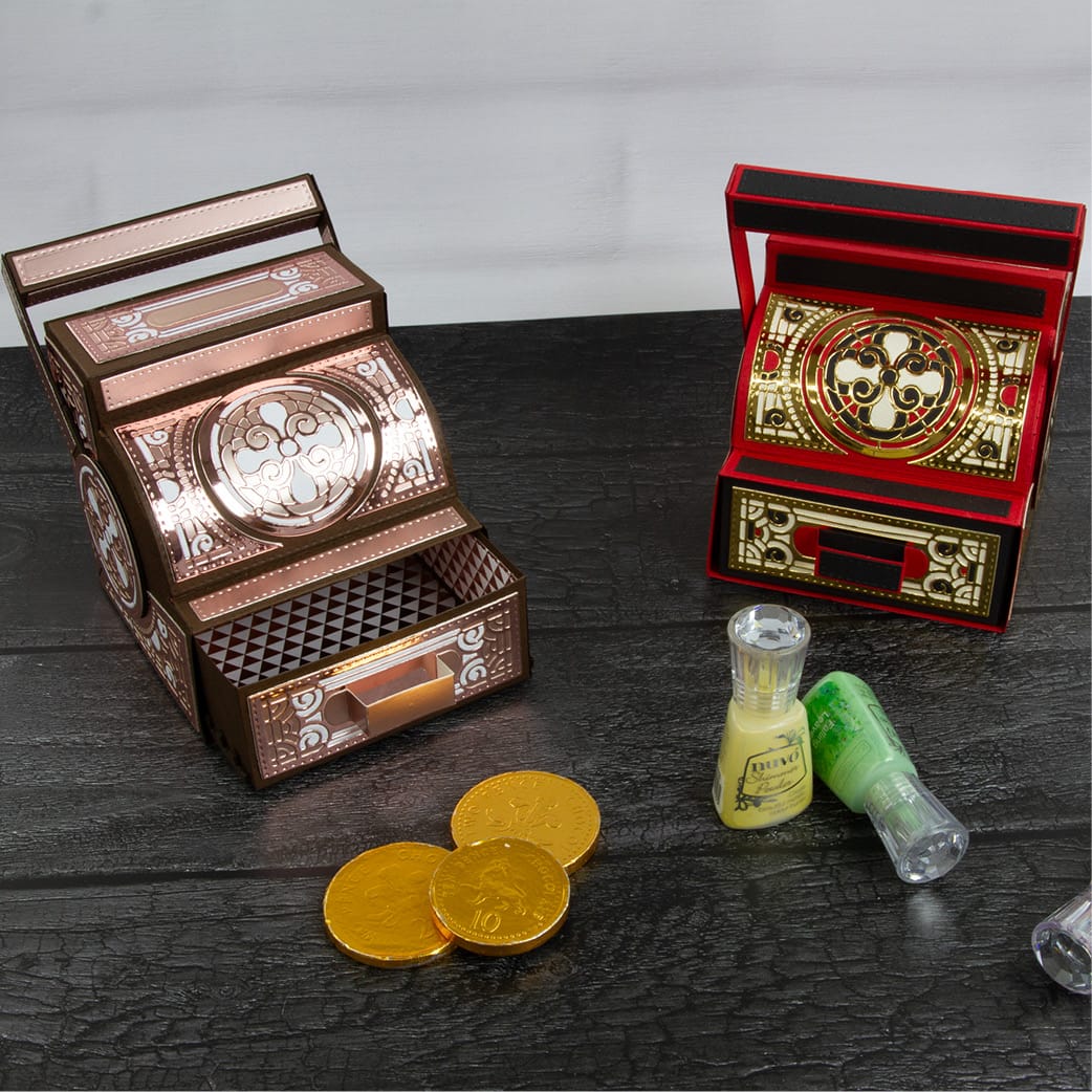 Tonic Studios Die Cutting Showcase - Retro Cash Register & Radio - VAULT28