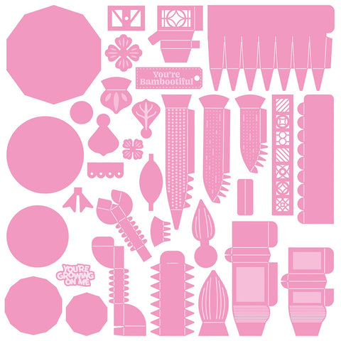 Tonic Studios Die Cutting Supreme Succulents Die and Patterned Pad Collection - CW2502