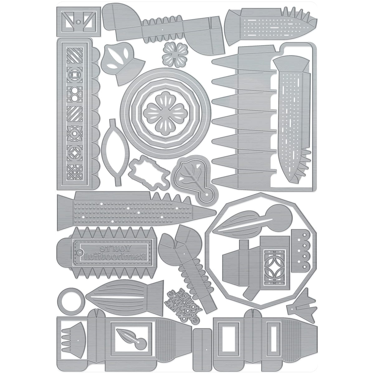 Tonic Studios Die Cutting Supreme Succulents Die and Patterned Pad Collection - CW2502