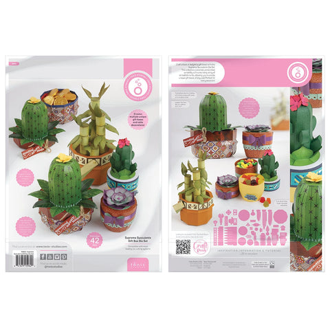 Tonic Studios Die Cutting Supreme Succulents Die and Patterned Pad Collection - CW2502