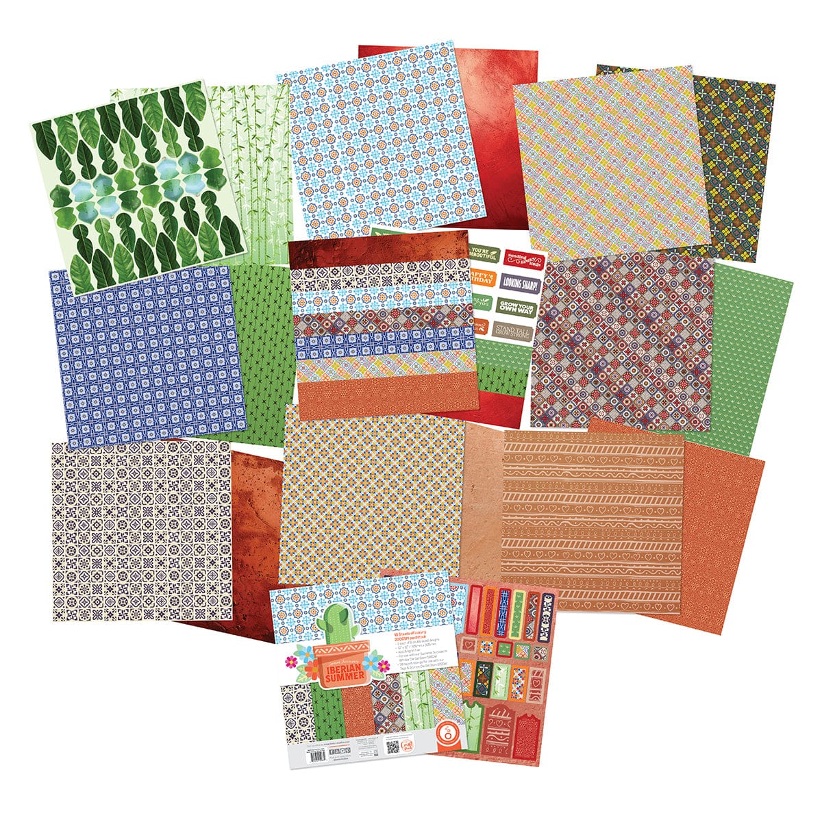 Tonic Studios Die Cutting Supreme Succulents Die and Patterned Pad Collection - CW2502