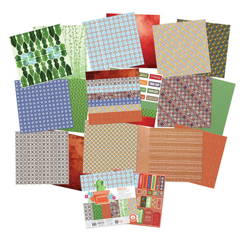 Tonic Studios Die Cutting Supreme Succulents Die and Patterned Pad Collection - CW2502