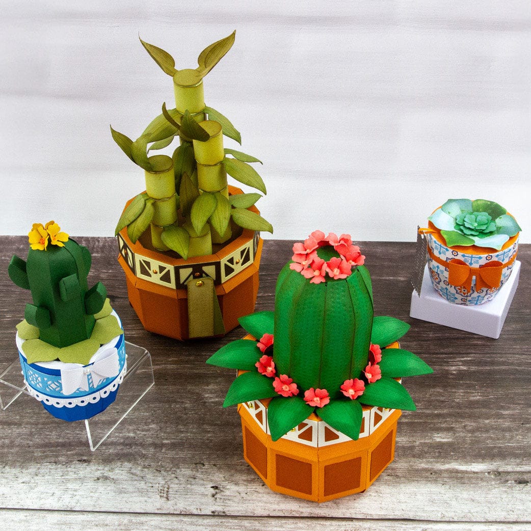 Tonic Studios Die Cutting Supreme Succulents Die and Patterned Pad Collection - CW2502