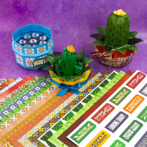 Tonic Studios Die Cutting Supreme Succulents Die and Patterned Pad Collection - CW2502