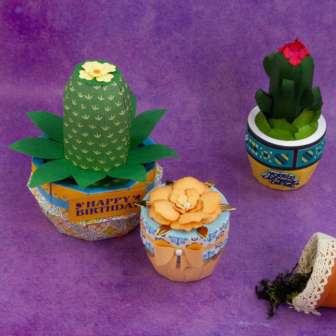 Tonic Studios Die Cutting Supreme Succulents Die and Patterned Pad Collection - CW2502