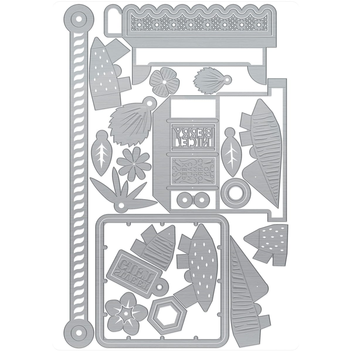 Tonic Studios Die Cutting Sweet Spring Basket - Showcase Die Set - SHOW54
