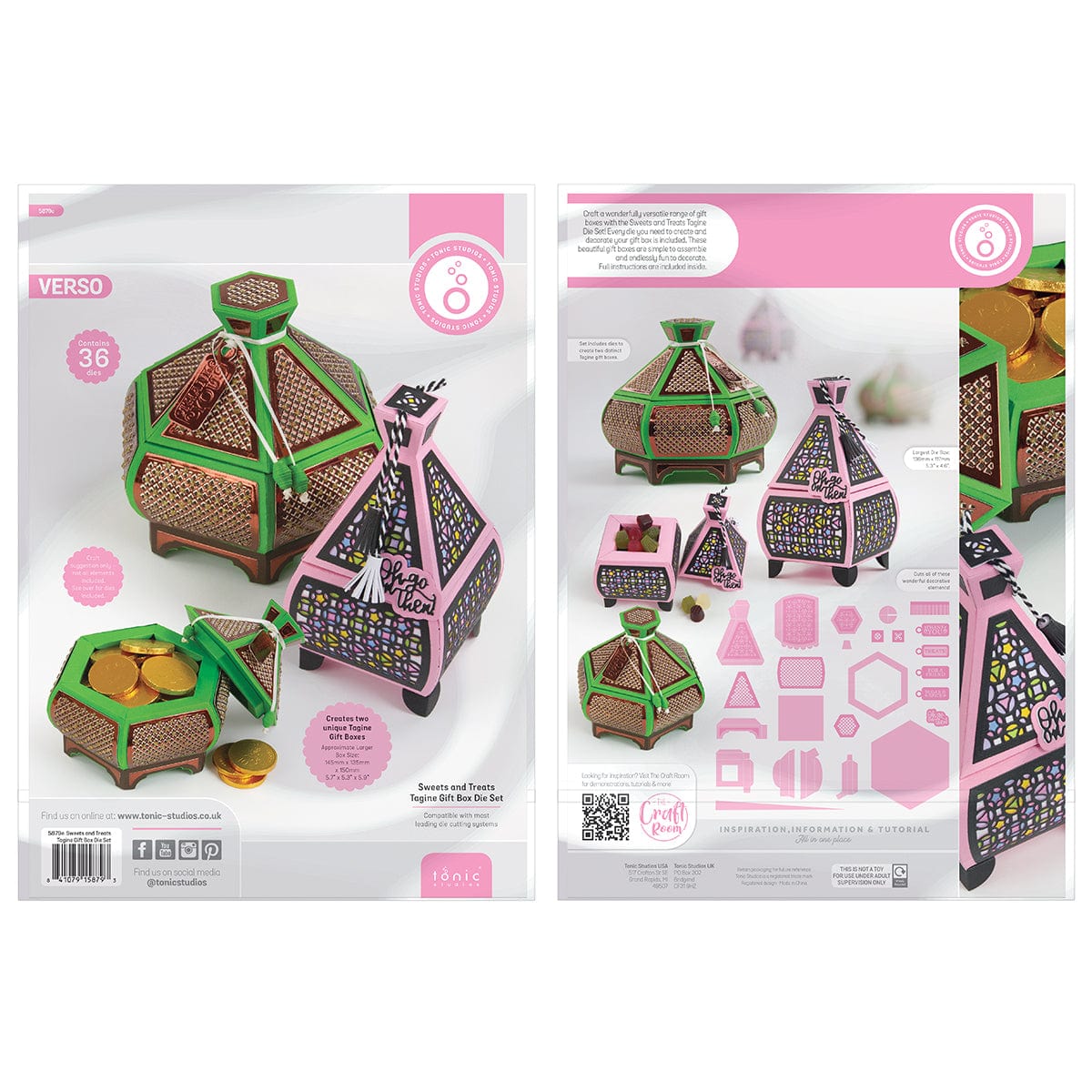 Tonic Studios Die Cutting Sweets and Treats Tagine - Showcase Die Set - SHOW57