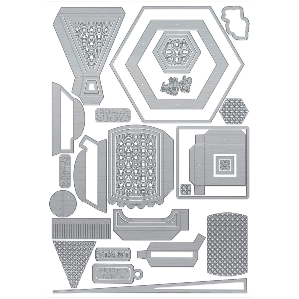 Tonic Studios Die Cutting Sweets and Treats Tagine - Showcase Die Set - SHOW57