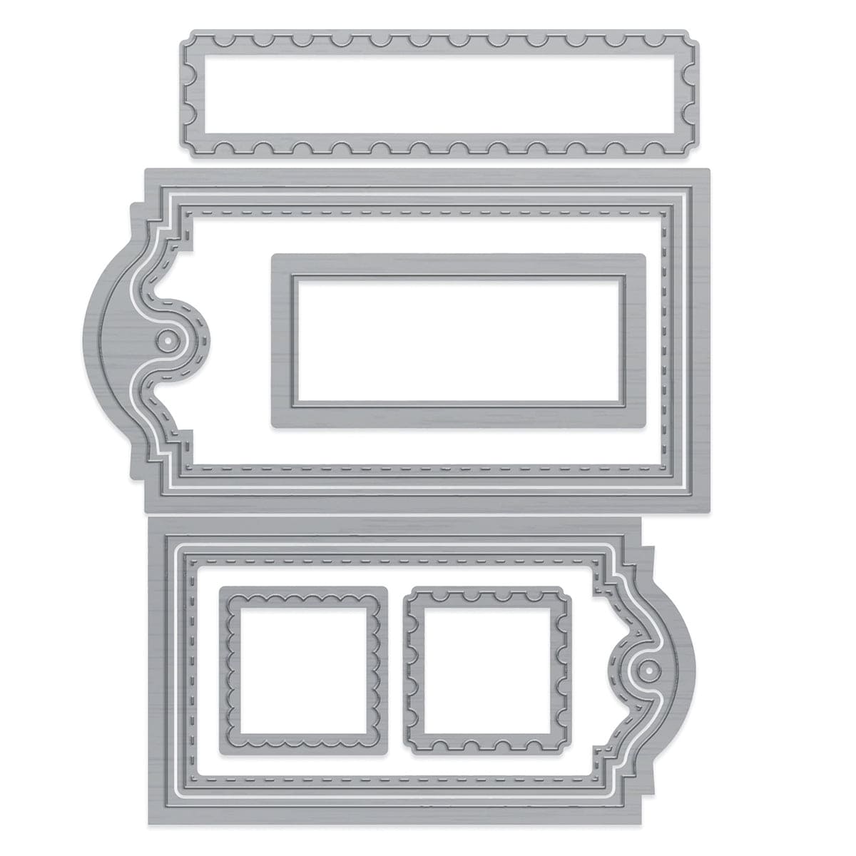 Tonic Studios Die Cutting Tags & Stamps Die Set - 5523e