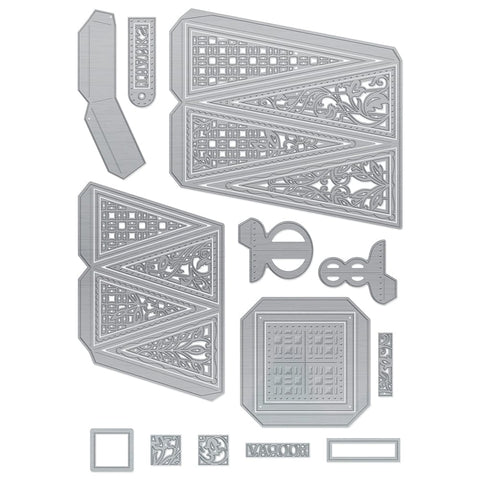 Tonic Studios Die Cutting Tall & Tiny Trinity Gift Box Die Set - 5254e