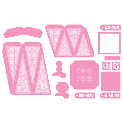 Tonic Studios Die Cutting Tall & Tiny Trinity Gift Box Die Set - 5254e