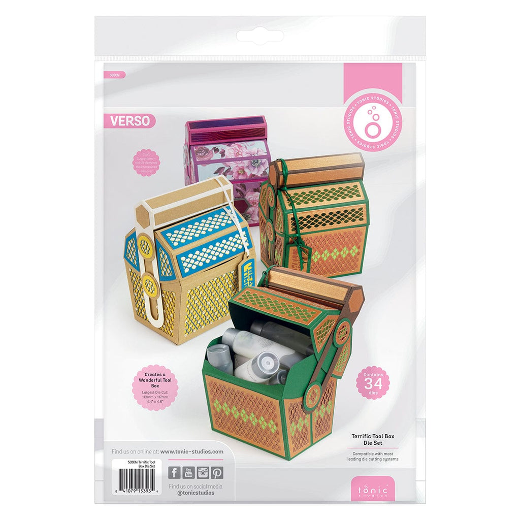Tonic Studios Die Cutting Terrific Tool Box Die Set - 5393e
