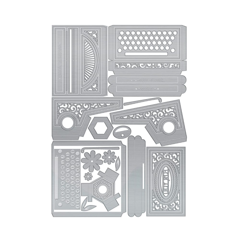 Tonic Studios Die Cutting Terrific Typewriter Die Set - 4852E