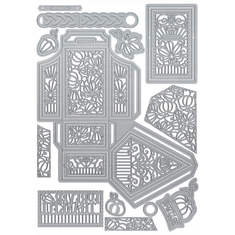 Thankful Harvest Gift Box - Showcase Die Set - 5344e