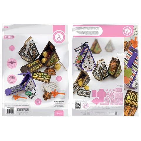 Tonic Studios Die Cutting Thankful Harvest Gift Box - Showcase Die Set - 5344e