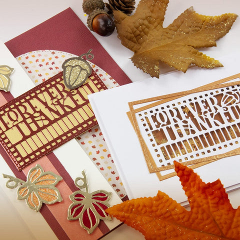Tonic Studios Die Cutting Thankful Harvest Gift Box - Showcase Die Set - 5344e