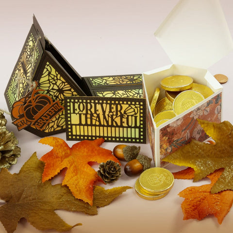 Tonic Studios Die Cutting Thankful Harvest Gift Box - Showcase Die Set - 5344e