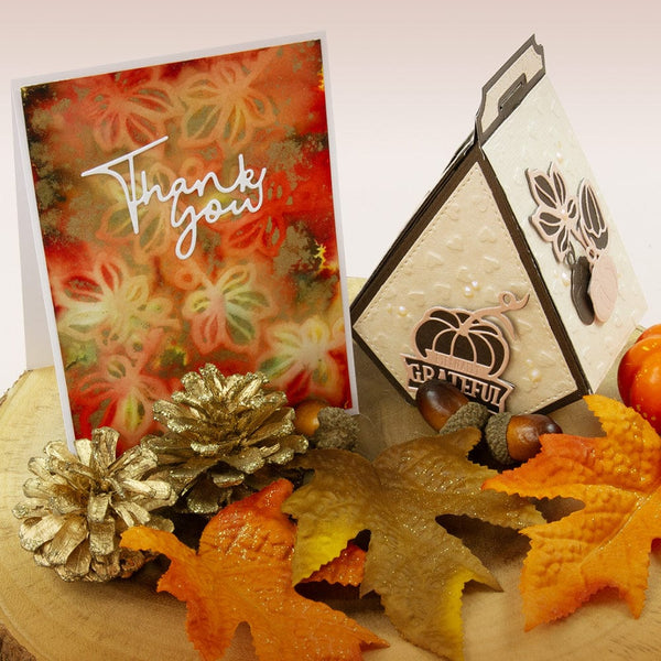 Tonic Studios Die Cutting Thankful Harvest Gift Box - Showcase Die Set - 5344e