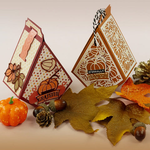 Tonic Studios Die Cutting Thankful Harvest Gift Box - Showcase Die Set - 5344e