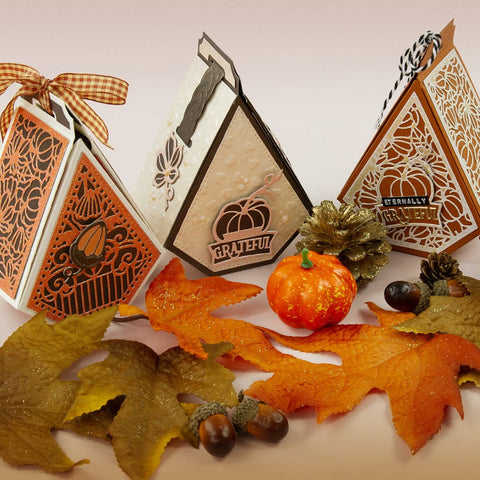 Tonic Studios Die Cutting Thankful Harvest Gift Box - Showcase Die Set - 5344e