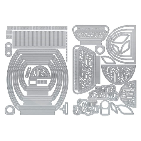 Tonic Studios Die Cutting Today's Treasures My Memory Book Die Set - 5321e