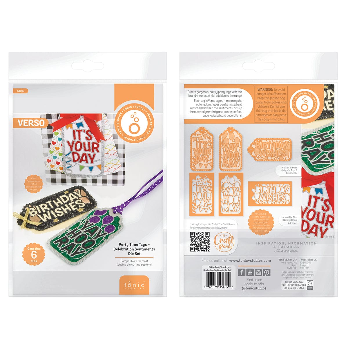 Tonic Studios Die Cutting Tonic Studios - Celebration Frames & Sentiments Bundle - DB122