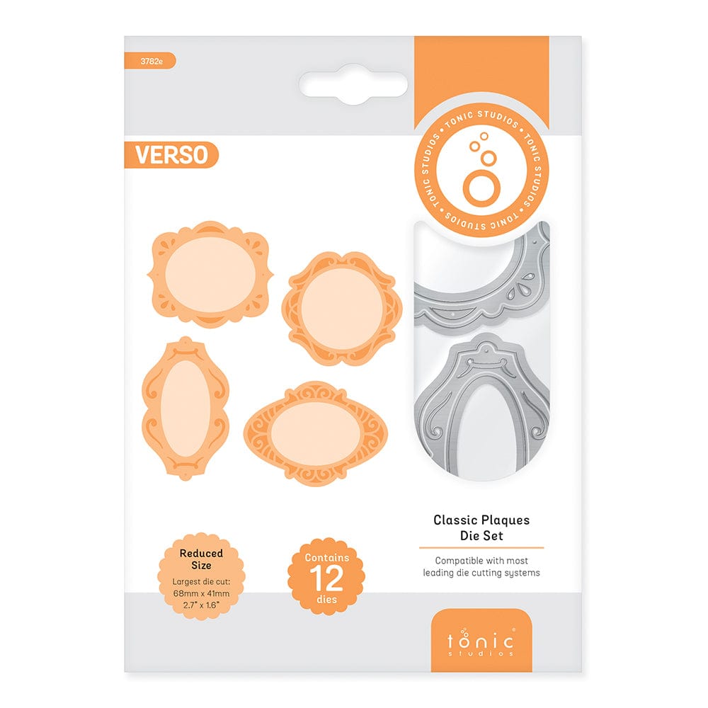 Tonic Studios Die Cutting Tonic Studios - Classic Plaques Die Set - 3782E