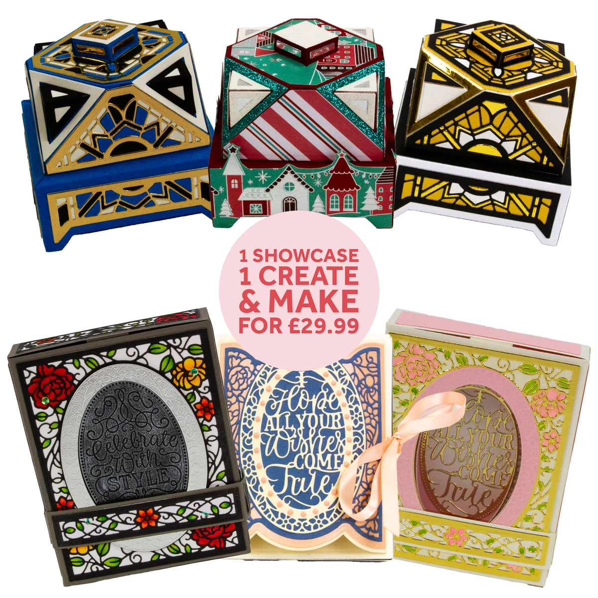Tonic Studios Die Cutting Tonic Studios - Dainty Deco & Celebrate with Style Presentation Boxes - VAULT27