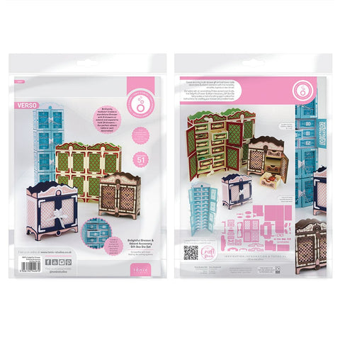 Tonic Studios Die Cutting Tonic Studios - Delightful Dresser Gift Box Die Set - 4267E