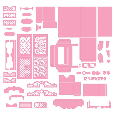 Tonic Studios Die Cutting Tonic Studios - Delightful Dresser Gift Box Die Set - 4267E