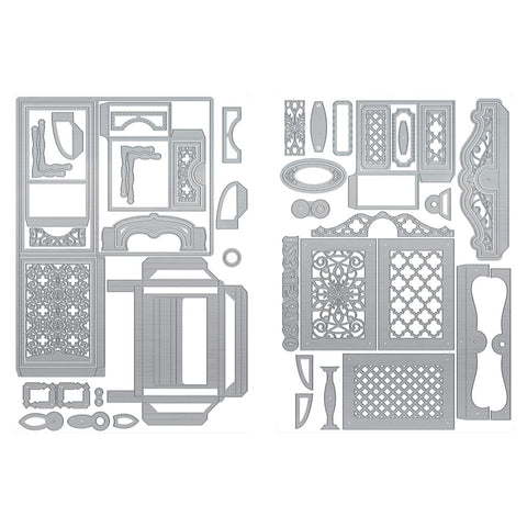 Tonic Studios Die Cutting Tonic Studios - Delightful Dresser Gift Box Die Set - 4267E