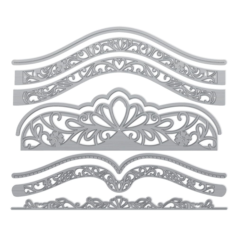 Tonic Studios Die Cutting Tonic Studios - Loaded Pockets - Edge Border Die Set - 3920E