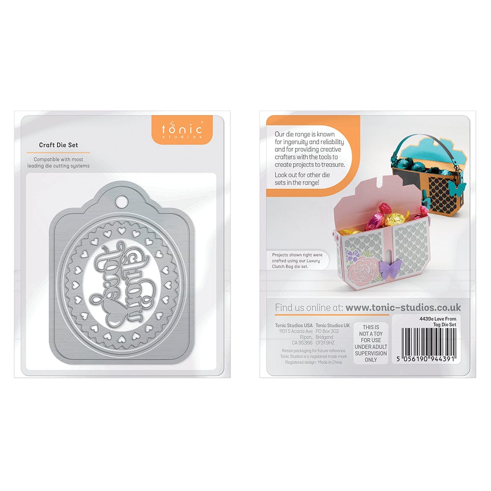 Tonic Studios Die Cutting Tonic Studios - Love From Tag Die Set  - 4439E