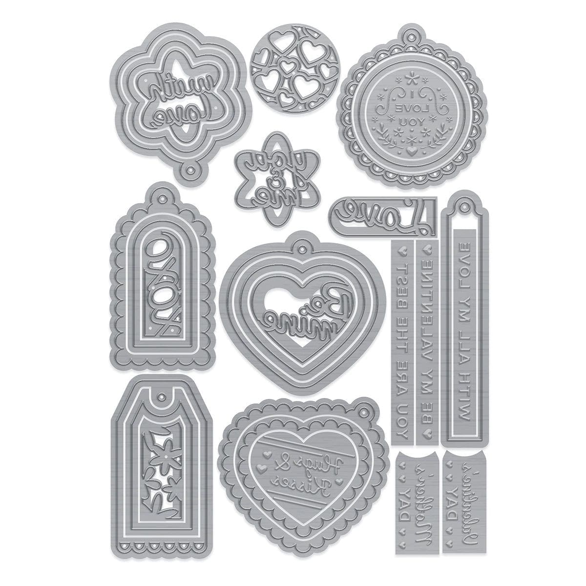Tonic Studios Die Cutting Tonic Studios Mother's Day & Valentine Day Tag Die Set - 5459e