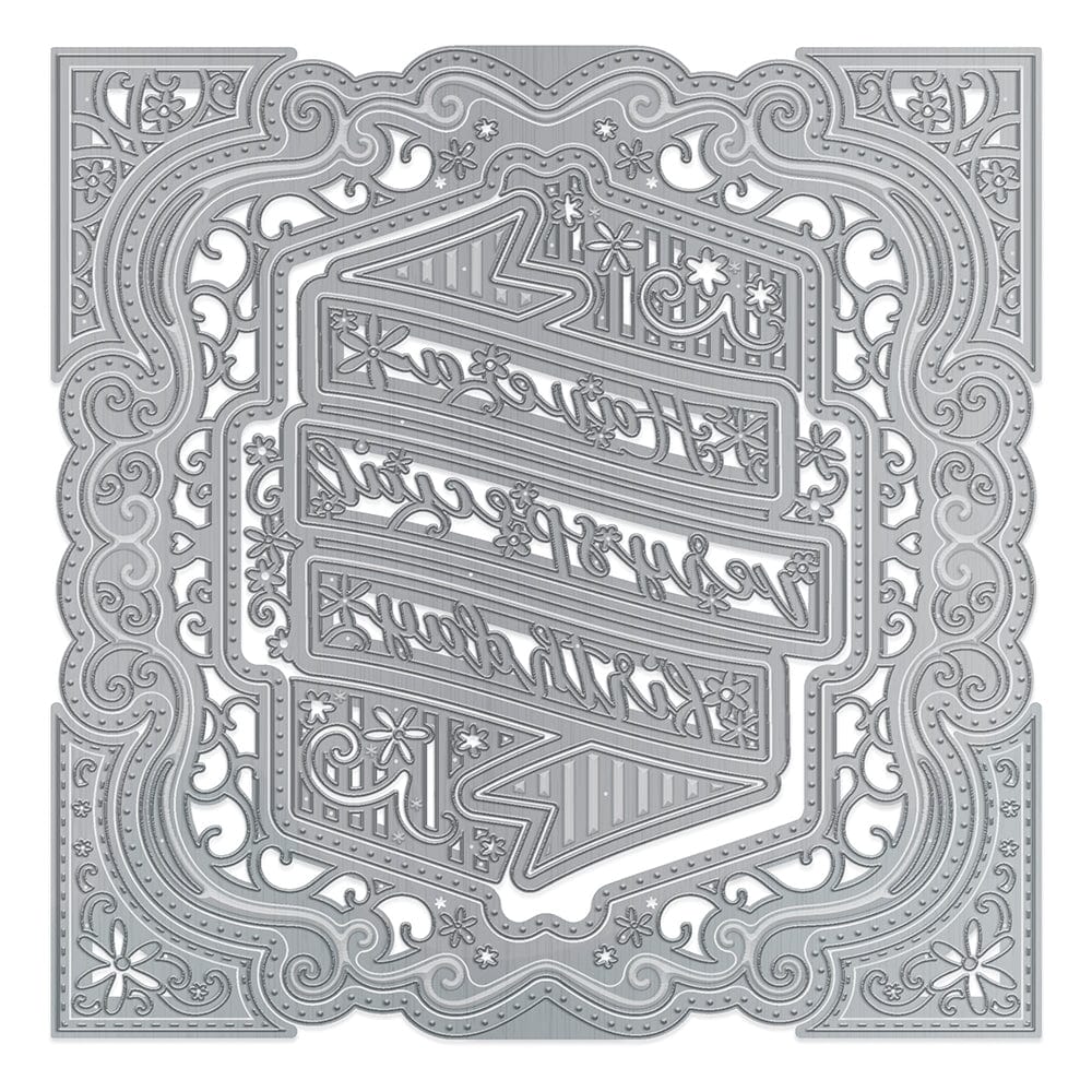 Tonic Studios Die Cutting Tonic Studios - Special Birthday Beautiful Banner - Layering Die Set - 4149E