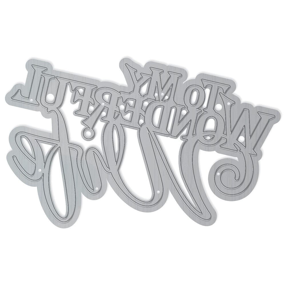 Tonic Studios Die Cutting Tonic Studios - To My Wonderful Wife - Sentiment Die Set - 3843E