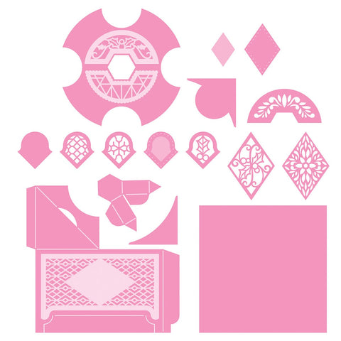 Tonic Studios Die Cutting Tonic Studios - Twist and Lock Gift Box Die Set - 5442e