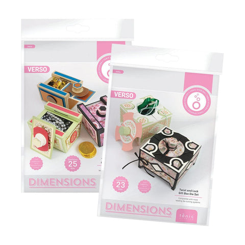 Tonic Studios Die Cutting Tonic Studios - Twist & Lock and Treasure Trunk Die Set Bundle - DB121
