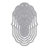 Load image into Gallery viewer, Tonic Studios Die Cutting Tonic Studios - Vintage Frame Layering Tag Die Set - 4152E