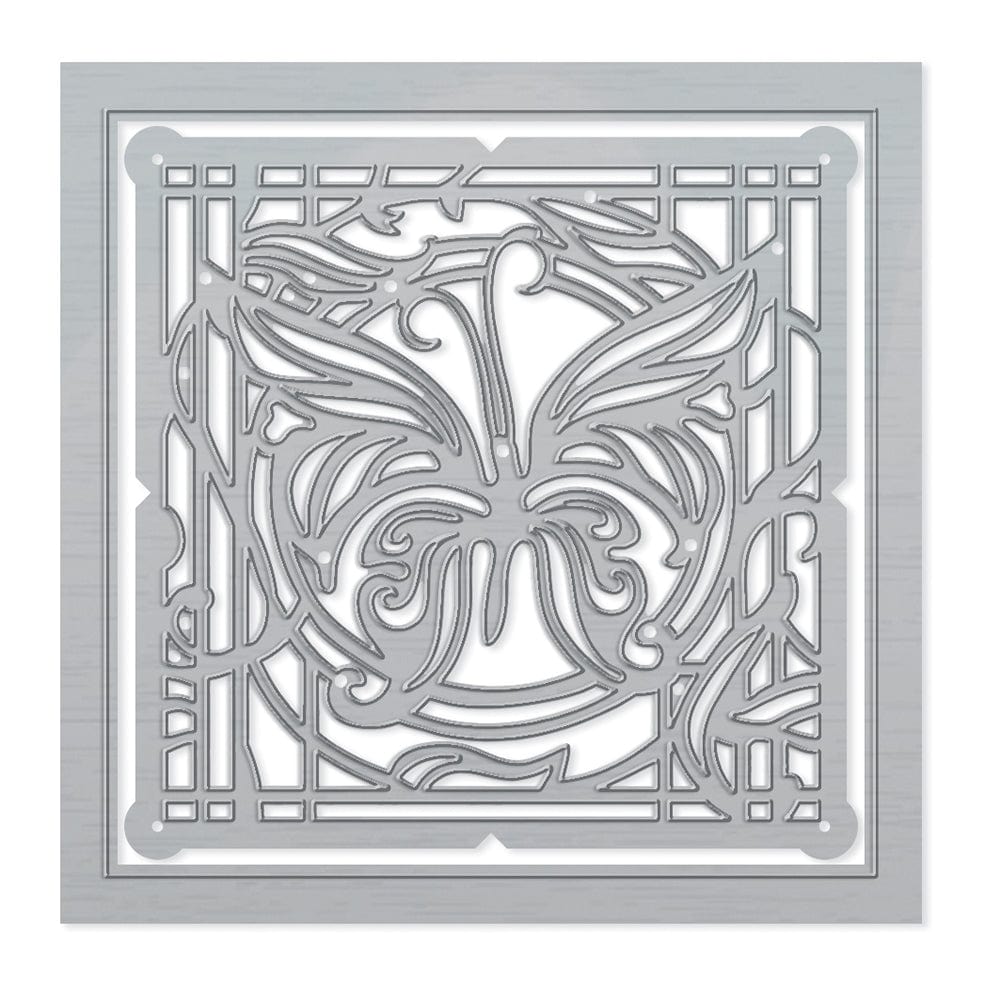 Tonic Studios Die Cutting Tonic Studios - Vinyard Butterfly Square Die Set  - 4419E
