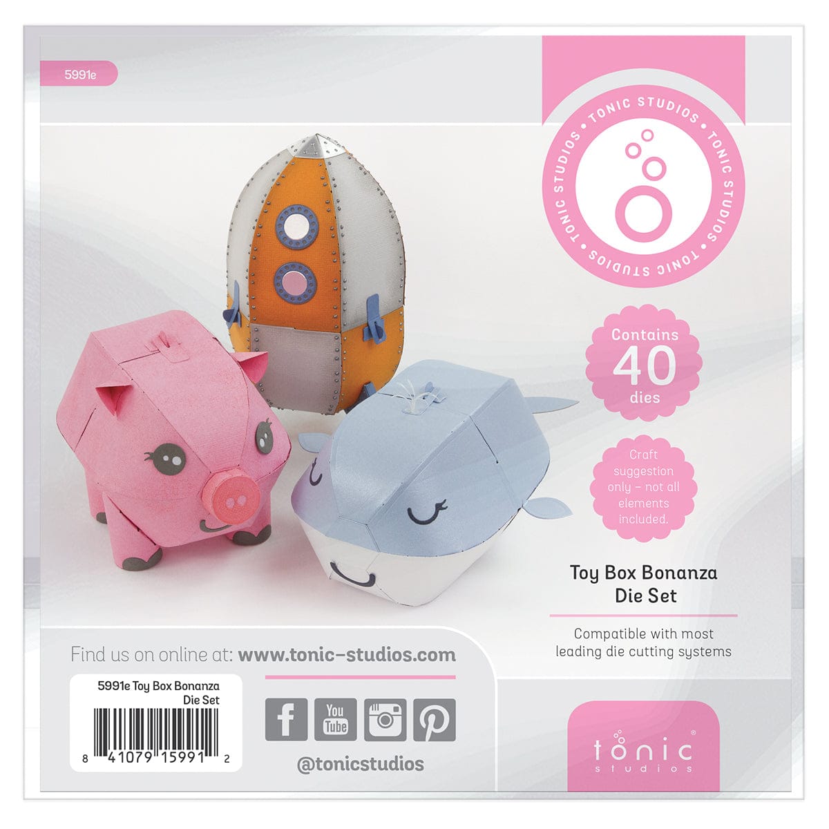 Tonic Studios Die Cutting Toy Box Bonanza - Create & Make Die Set - CREATE22