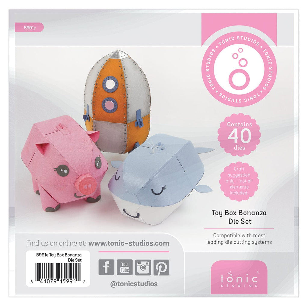 Tonic Studios Die Cutting Toy Box Bonanza - Create & Make Die Set - CREATE22
