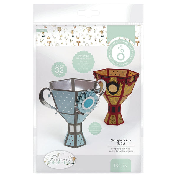 Tonic Studios Die Cutting Treasured Trophies - Champion’s Cup Die Set - 5859e